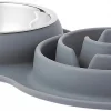 Frisco Silicone Slow Feeder Mat with Stainless Steel Bowl -PetNest Shop 277549 MAIN. SY630 V1627933934