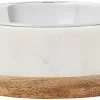 Frisco Marble Design Stainless Steel Dog & Cat Bowl with Wooden Base -PetNest Shop 277554 MAIN. SY630 V1627933911