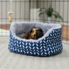 Frisco Small Pet Herringbone Plush Round Cuddler 1 Frisco Small Pet Herringbone Plush Round Cuddler -PetNest Shop 278104 MAIN. SY630 V1629465444