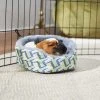 Frisco Small Pet Geometric Plush Oval Cuddler -PetNest Shop 278109 MAIN. SY630 V1629465620
