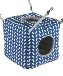 Frisco Small Pet Herringbone Plush Hanging Cube -PetNest Shop 278120 PT2. SY630 V1629312098