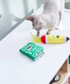 Frisco Notebook & Pencil Plush Cat Toy with Catnip, 2 count -PetNest Shop 279411 PT3. SY630 V1628191487