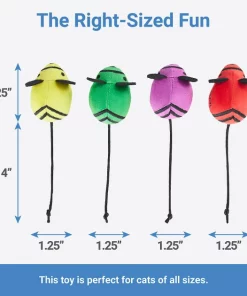 Frisco Crayon Box Plush Mice Cat Toy with Catnip, 5 count 8 Frisco Crayon Box Plush Mice Cat Toy with Catnip, 5 count -PetNest Shop 279413 PT2. SY630 V1629824477