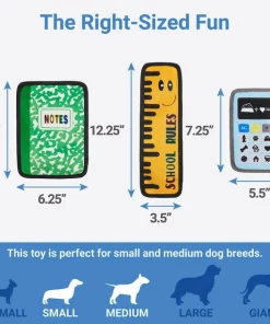 Frisco Essentials Flat Plush Squeaky Dog Toy, 3 count -PetNest Shop 279441 PT1. SY630 V1629824202