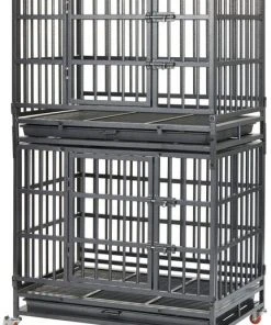 Frisco Ultimate Foldable & Stackable Heavy Duty Steel Metal Single Door Dog Crate -PetNest Shop 280102 PT4. SY630 V1632851186