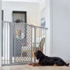 Frisco Metal Pattern Extra Wide Auto-close Dog Gate -PetNest Shop 280284 MAIN. SY630 V1627400802