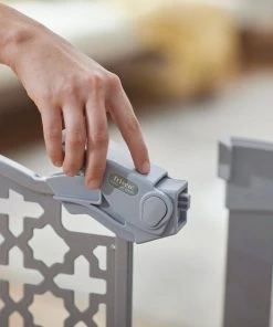 Frisco Metal Pattern Extra Wide Auto-close Dog Gate -PetNest Shop 280284 PT4. SY630 V1627400787