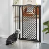 Frisco Metal Pattern Extra Tall Auto-close Dog Gate -PetNest Shop 280288 MAIN. SY630 V1627400491