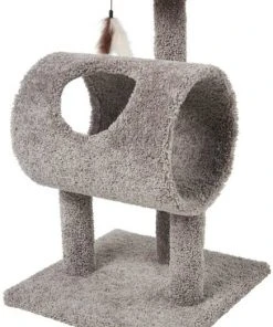 Frisco 35-in Real Carpet Cat Tree with Tunnel -PetNest Shop 282749 PT3. SY630 V1622813243