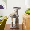 Frisco 44-in Real Carpet Cat Tree with Replaceable Corrugate Scratcher -PetNest Shop 282757 MAIN. SY630 V1621949081