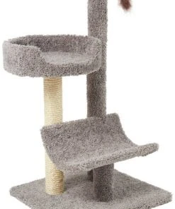 Frisco 45-in Real Carpet Cat Tree, Gray -PetNest Shop 282761 PT3. SY630 V1622813264