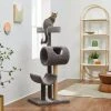 Frisco 53-in Real Carpet Cat Tree with Tunnel -PetNest Shop 282763 MAIN. SY630 V1621949571
