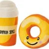 Frisco Fall Pumpkin Pie Latte & Donut Plush Squeaky Dog Toy, 2 count -PetNest Shop 285611 MAIN. SY630 V1629726689