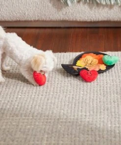 Frisco Autumn Tree with Apples Interactive Plush Squeaky Dog Toy, 4 count -PetNest Shop 285633 PT3. SY630 V1629725360