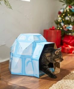 Frisco Igloo Cardboard Cat House Cat Toy -PetNest Shop 287293 PT3. SY630 V1632775504