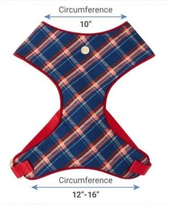 Frisco Fashion Over-The-Head Harness, Blue Plaid -PetNest Shop 287470 PT2. SY630 V1639150942