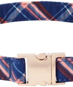 Frisco Fashion Collar, Brown Plaid