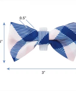 Frisco Fashion Bow, Pink Plaid -PetNest Shop 287531 PT1. SY630 V1631209136