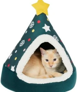 Frisco Holiday Dog & Cat Christmas Tree Cave Bed 9 Frisco Holiday Dog & Cat Christmas Tree Cave Bed -PetNest Shop 287891 PT2. SY630 V1631574874
