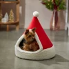 Frisco Holiday Dog & Cat Santa Hat Cave Bed 1 Frisco Holiday Dog & Cat Santa Hat Cave Bed -PetNest Shop 287893 MAIN. SY630 V1631660213