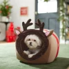 Frisco Holiday Dog & Cat Reindeer Cave Bed 1 Frisco Holiday Dog & Cat Reindeer Cave Bed -PetNest Shop 287895 MAIN. SY630 V1631664091