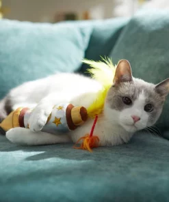 Frisco New Year's Eve Firework Plush Kicker Cat Toy with Catnip -PetNest Shop 288474 PT3. SY630 V1638288685