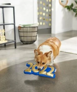 Frisco New Year's Eve 2022 Plush Squeaky Dog Toy -PetNest Shop 288476 PT3. SY630 V1638287927