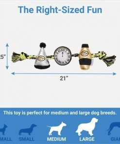 Frisco New Year's Eve Midnight Countdown Plush with Rope Squeaky Dog Toy 6 Frisco New Year's Eve Midnight Countdown Plush with Rope Squeaky Dog Toy -PetNest Shop 288478 PT1. SY630 V1640718448