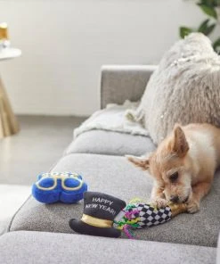 Frisco New Year's Eve Party Essentials Plush Squeaky Dog Toy -PetNest Shop 288484 PT3. SY630 V1638289955
