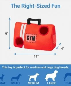 Frisco Gym Bag Hide & Seek Puzzle Plush Squeaky Dog Toy -PetNest Shop 288913 PT1. SY630 V1640722762