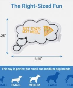 Frisco Message Bubble Plush Squeaky Dog Toy -PetNest Shop 288941 PT1. SY630 V1640722877