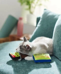 Frisco Protein Bar & Gym Membership Plush Cat Toy with Catnip -PetNest Shop 288951 PT3. SY630 V1638290814