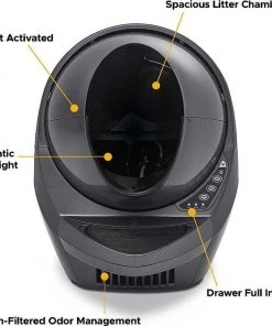 Litter-Robot||Frisco Litter-Robot WiFi Enabled Automatic Self-Cleaning Cat Litter Box + Frisco Multi-Cat Unscented Clumping Clay Cat Litter -PetNest Shop 289229 PT4. SY630 V1618520209