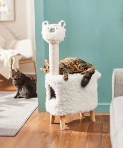 Frisco Animal Series Cat Condo, Llama