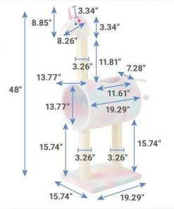 Frisco Animal Series Cat Tunnel with Scratching Post -PetNest Shop 289344 PT1. SY630 V1631047303