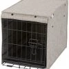Frisco Faux linen Dog Crate Cover