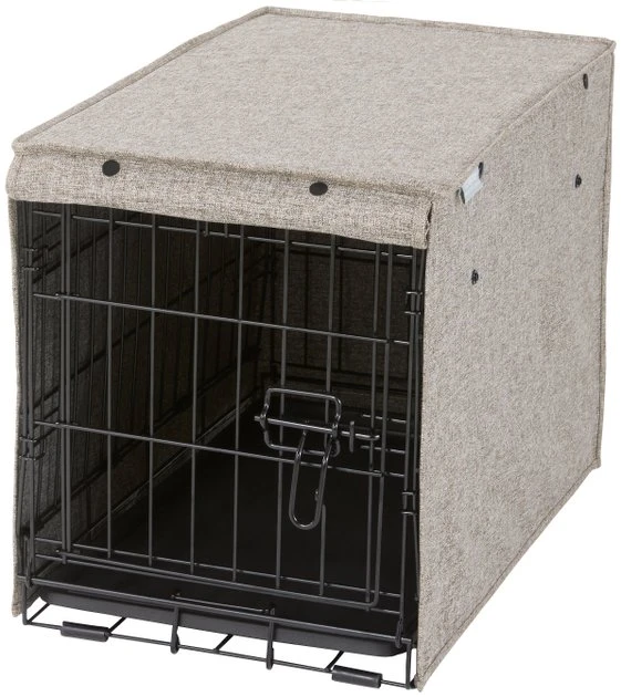 Frisco Faux linen Dog Crate Cover 3 Frisco Faux linen Dog Crate Cover