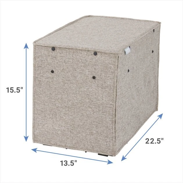 Frisco Faux linen Dog Crate Cover 5 Frisco Faux linen Dog Crate Cover - Image 3