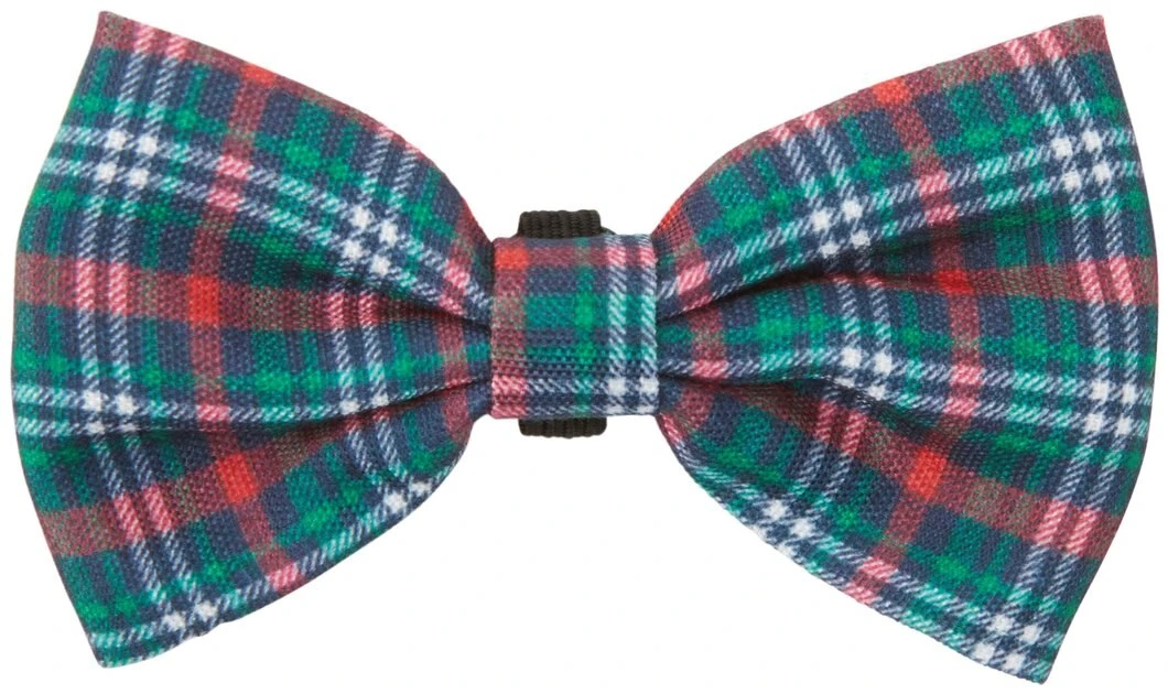 Frisco Festive Plaid Dog Collar with Removeable Plaid Bow 5 Frisco Festive Plaid Dog Collar with Removeable Plaid Bow - Image 3