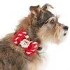 Frisco Removeable Santa & Stripes Collar Bow, XS/SM -PetNest Shop 289829 MAIN. SY630 V1632187143