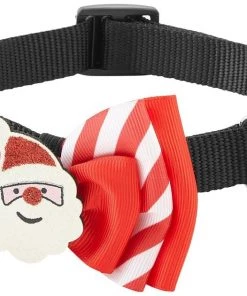Frisco Removeable Santa & Stripes Collar Bow, XS/SM -PetNest Shop 289829 PT5. SY630 V1632185812