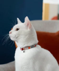 Frisco Mountain Leaves Cat Collar, 8-12 Inches, 3/8-in wide -PetNest Shop 291320 PT3. SY630 V1629771203