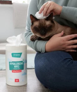Frisco Hypoallergenic Waterless Grooming Wipes for Dogs & Cats, Soothing Chamomile, 80 count 13 Frisco Hypoallergenic Waterless Grooming Wipes for Dogs & Cats, Soothing Chamomile, 80 count -PetNest Shop 291595 PT5. SY630 V1627306960