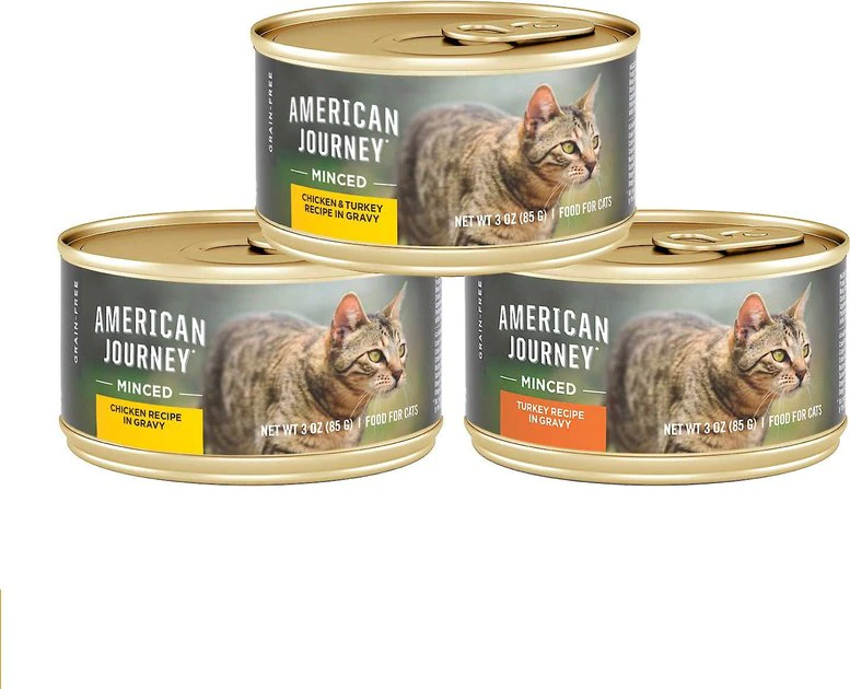 American Journey||Frisco American Journey Minced Poultry in Gravy Grain-Free Canned Food + Frisco Cat Tracks Butterfly Cat Toy 4 American Journey||Frisco American Journey Minced Poultry in Gravy Grain-Free Canned Food + Frisco Cat Tracks Butterfly Cat Toy - Image 2