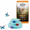 American Journey||Frisco American Journey Turkey & Chicken Recipe Grain-Free Dry Food + Frisco Cat Tracks Butterfly Cat Toy -PetNest Shop 292648 MAIN. SY630 V1620001641