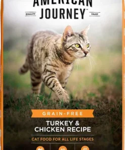 American Journey||Frisco American Journey Turkey & Chicken Recipe Grain-Free Dry Food + Frisco Cat Tracks Butterfly Cat Toy -PetNest Shop 292648 PT1. SY630 V1619991123
