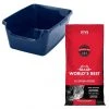 Frisco||World's Best Frisco High Sided Litter Box + World's Best Multi-Cat Unscented Clumping Corn Cat Litter -PetNest Shop 293046 MAIN. SY630 V1619997135