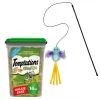 Temptations||Frisco Temptations Mixups Catnip Fever Treats + Frisco Bird Teaser with Feathers Cat Toy, Blue -PetNest Shop 293912 MAIN. SY630 V1620084164