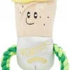 Frisco Brunch Breakfast Burrito Plush with Rope Squeaky Dog Toy -PetNest Shop 297238 MAIN. SY630 V1642086512