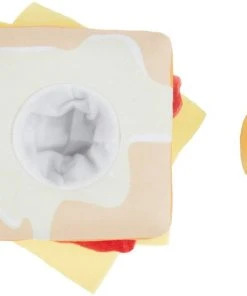 Frisco Brunch Egg in Hole 2-in-1 Plush Squeaky Dog Toy -PetNest Shop 297246 PT2. SY630 V1642088860